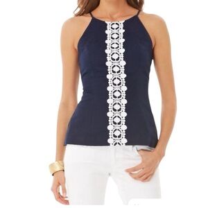 Lilly Pulitzer sexy halter elegant top